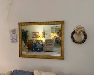 Greek Key Motif Wall Mirror