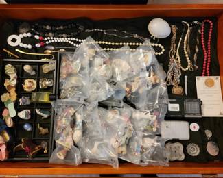 Estate Collection of Assorted Collectibles and Jewelry