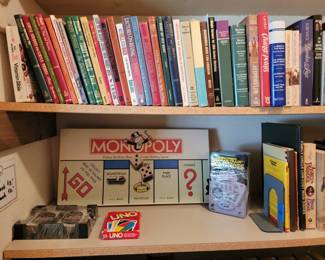 Vintage Monopoly Game Board and Assorted Games