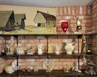 Collection of Assorted Decorative Figurines and Collectibles
