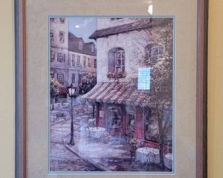 Ruane Manning Marys Caf Framed Art Print