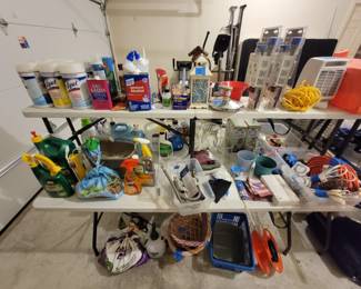 Estate Sale Garage Miscellaneous Household Goods Lot