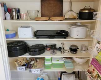 Assorted Kitchenware and Small Appliances Collection