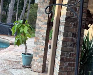 Wrought Iron Shepherds Hook Garden Stake