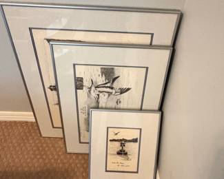 Nautical Pen and Ink Prints by J.S. Jim Sneddon