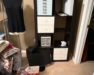 IKEA Kallax Shelving Unit with Inserts