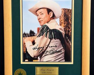 Roy Rogers signed Photo