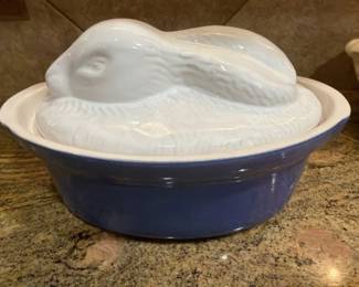 Nesting bunny. 