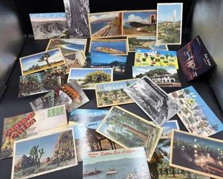 Vintage postcards. Various. 