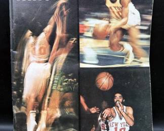 Vintage New York Nicks game program. Basketball.
