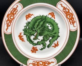 Fitz and Floyd dragon plate.