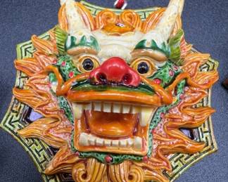 Asian decorative masks. 