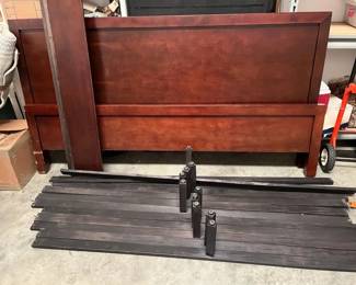 Modern Wood King Bed Frame