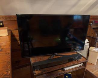 TV and sound bar