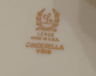 Lenox Cinderella pattern
