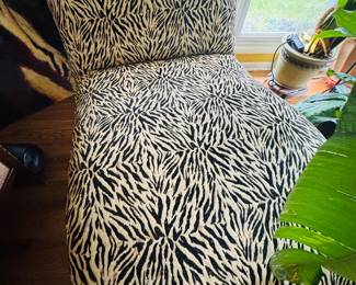 Animal Print Chaise
