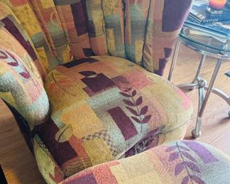 Post modern clamshell chairs