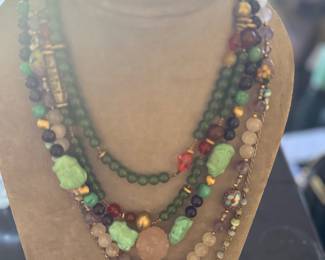 Authentic stone necklaces