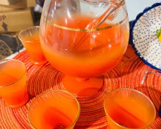 Vintage MCM punch bowl