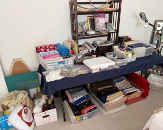 Sewing supplies, materials, etc.