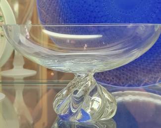 Swedish art glass bowl
