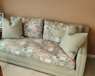 Sofa and matching loveseat