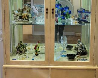 Beautiful lighted china cabinet