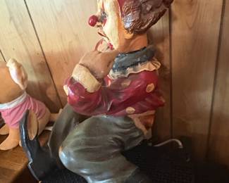 Vintage Universal Statuary Corp. Clown Figurine second image