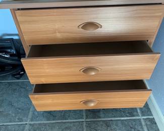 Modern ThreeDrawer Bedside Chest second image