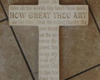 How Great Thou Art Decorative Wall Cross