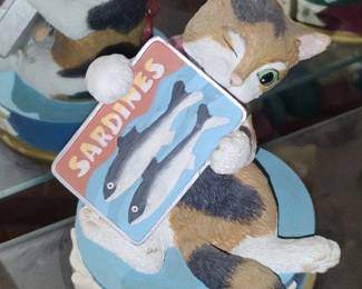 Vintage Quotable Cats Figurine Purrsistent by Jonathan Goode  Danbury Mint