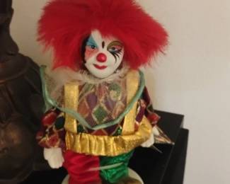 Vintage Collectors Choice Porcelain Clown Doll