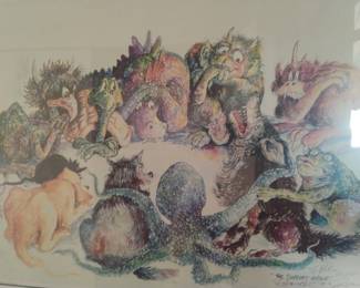 Ron Rodecker The Support Group Signed Lithograph third image