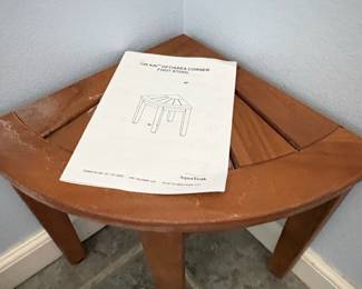 AquaTeak Kai Optiarea Corner Foot Stool second image