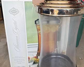 Shannon Crystal Monticello Beverage Dispenser third image