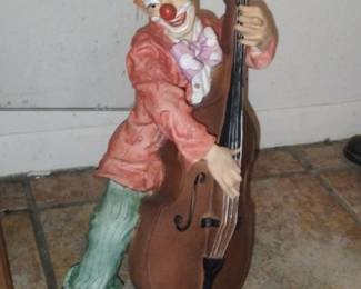 Giuseppe Armani Style Clown with Double Bass