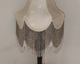 Victorian Beaded Fringe Table Lamp