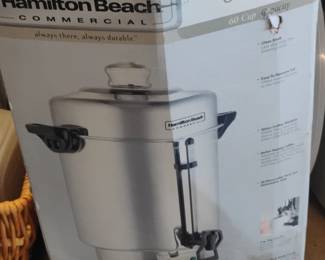 Hamilton Beach Commercial Cup Stainless Steel Coffee Urn