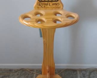 Royal Canes Shell Walking Cane Display Stand