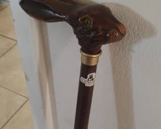 Concord Italy Hare Head Walking Stick