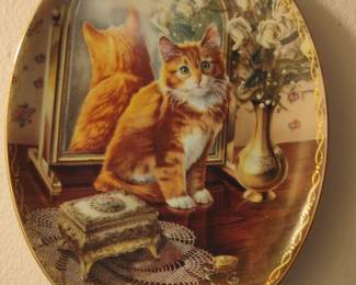 Bradford Exchange Orange Tabby Cat Collector Plate