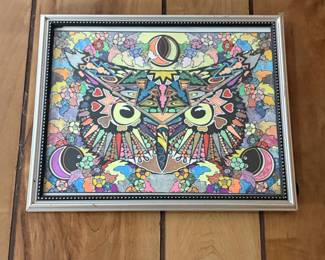 Psychedelic Owl Art Print