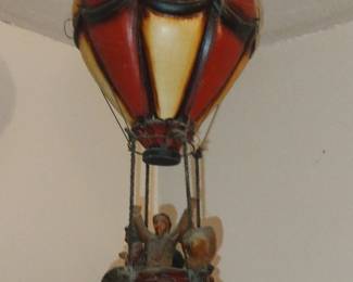 Vintage Allan Agohob Hot Air Balloon Hanging Sculpture