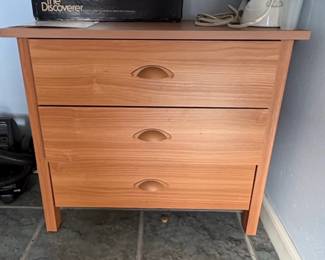 Modern ThreeDrawer Bedside Chest