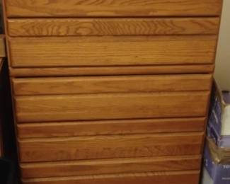 MidCentury Modern Style Oak Chest of Drawers
