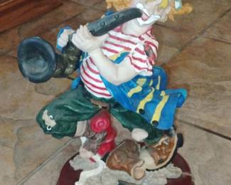 Yanglin Collection Firefighter Musician Figurine