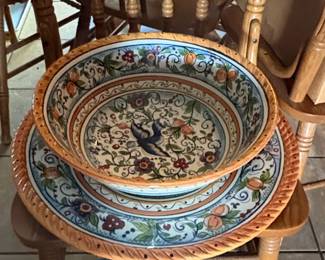 Tabletops Gallery Villa Paradiso Serving Bowl