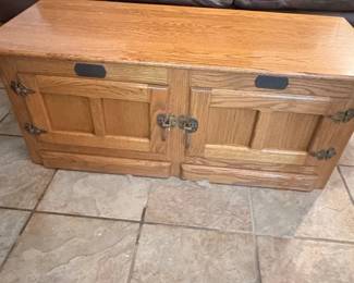 Vintage White Clad Ice Box Coffee Table second image