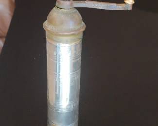 Antique Turkish Brass Pepper Grinder
