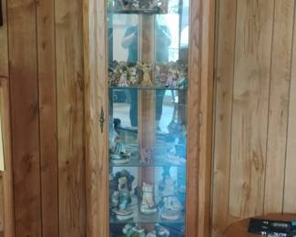 Corner Curio Display Cabinet